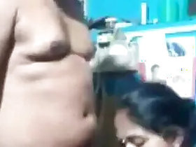 Sexy Desi Bhabhi gives a blowjob