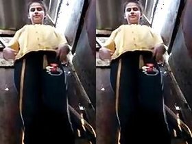 Desi Hillbilly Girl For Money Strips Off, Showing Her Tits And Pussy Part 2