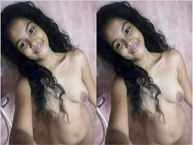 Pretty Girl with a Camera Shows Her Naked Body