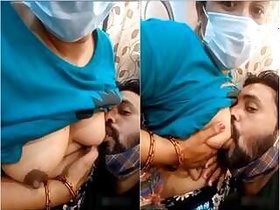 Paki's wife with big tits Sucks her husband's dick