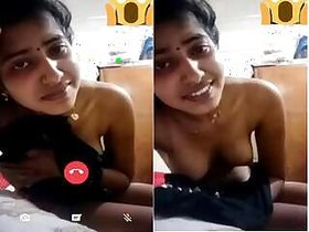Pretty Indian Girl Shows Tits