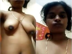 Tamil Wife Shows Her Big Boobs And Pussy