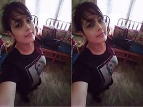 Pretty Indian Girl Shows Her Tits and Pussy Video Call Part 2