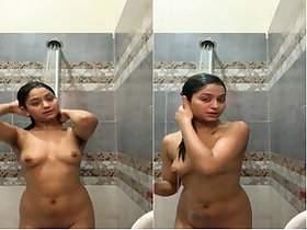 Pretty Blonde Bathing