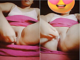 Pretty Girl Shows Tits Part of Her Pussy