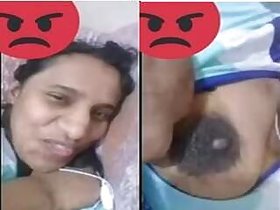 Pretty Lankan Girl Shows Her Boobs On Video Call Part 2