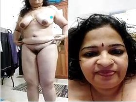 Lusty Mallu Bhabhi Records Her Nude Video For Lover Part 1