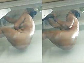 Sexual Recording of Desi Bhabha Bathing On Hidden Camera