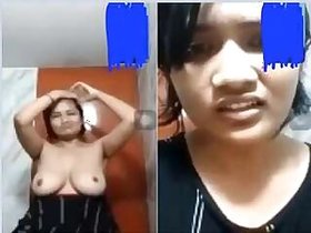 Pretty Indian Girl Shows Her Boobs