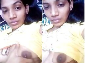 Cute Desi Girl Takes Finger Selfies Part 3