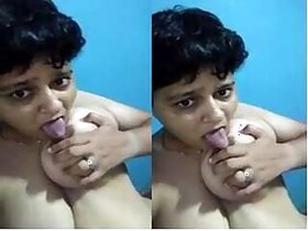 Horny Shows Her Tits And Pussy Part 1