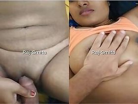 Sexy Bhabhi Pressing Tits And Fucking Part 1