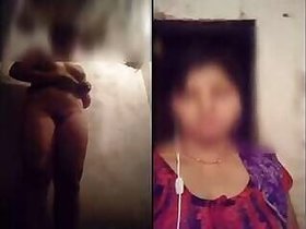 Sexy Desi Girl Records Her Nude Video for Lover Part 2