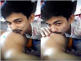 Boady Tits Licking Husband's Pussy