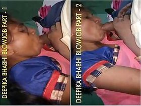 Sexy Bhabhi Sucking Deever's Dick